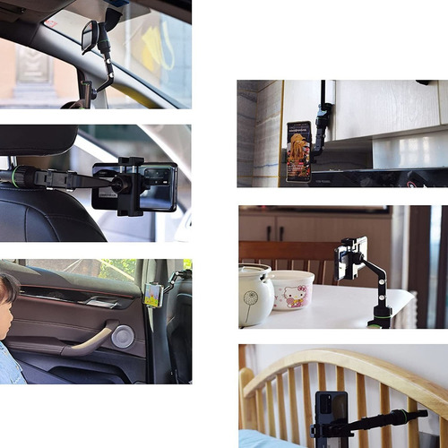 Imagen 10 de 10 de Soporte De Teléfono Para Espelho Retrovisor Multifuncional 3