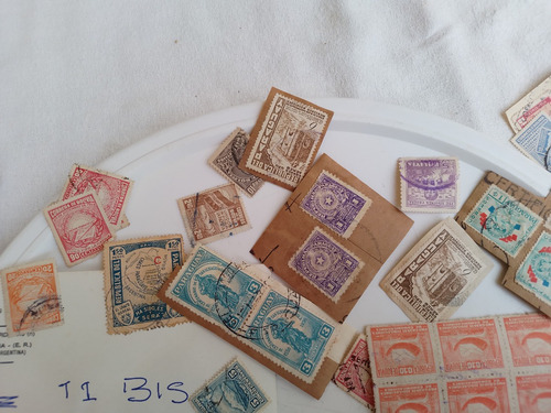 Antiguas Estampillas Paraguay Bolivia Variadas L 11 Bis (Usado)