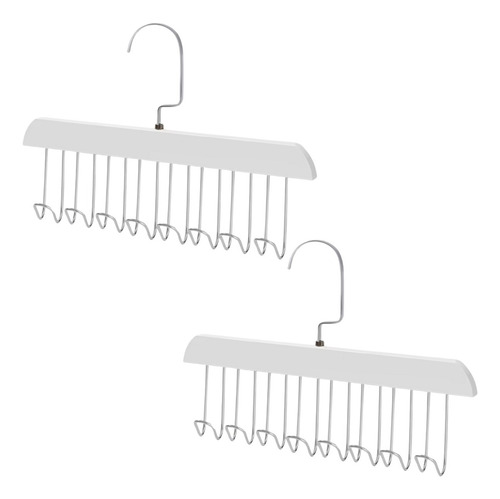 Kit 2 Pçs Cabide Com Ganchos P/ Bonés Cintos Gravatas Sutiã