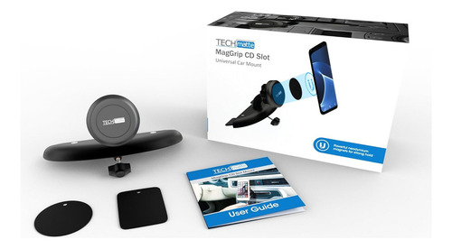Car Mount Techmatte Maggrip - Ranura Para Cd Magnetic Soport