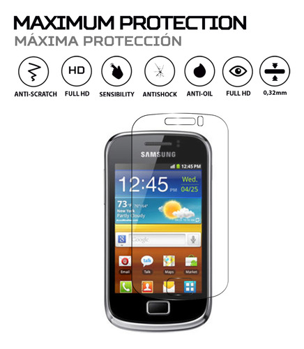 Protector Pantalla Antishock Para Samsung Galaxy Mini 2