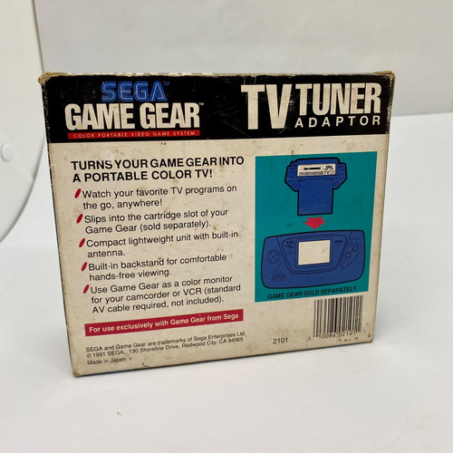 Caixa Tv Tuner Sega Game Gear