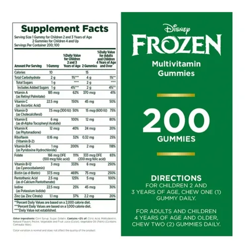Gomitas Multivitaminas Niños , Frozen Nature's Bounty, 200