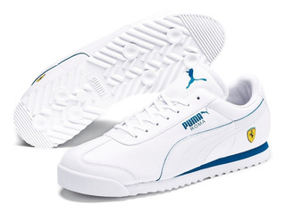 tenis puma roma azul marino con blanco
