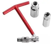 Comprar Set De Saca Bujias Articulado Con Dos Dados 16mm Y 21mm