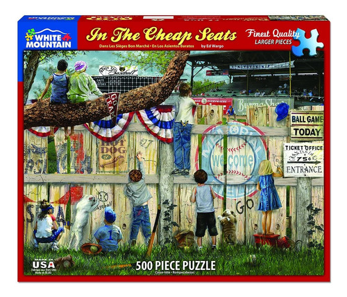 White Mountain Puzzles En The Cheap Seats - Rompecabezas De