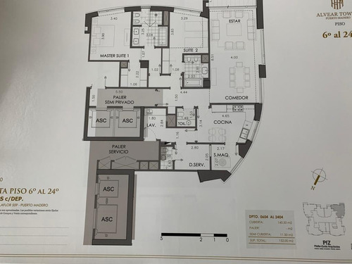 Imagen 14 de 14 de Departamento De 2 Amb En Alvear Tower Puerto Madero