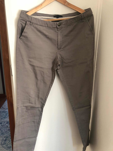 Pantalón De Mujer Gris Mango Talla 40