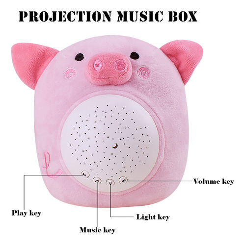 Proyector De Luces Nocturnas De Peluche Con Iluminación Led