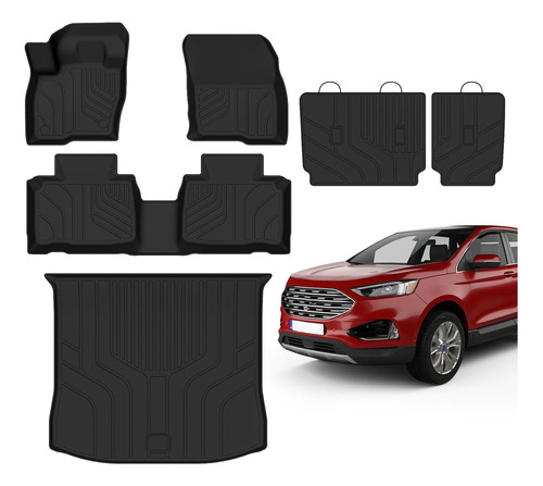 Naibeve Alfombrillas Para Ford Edge 2015, 2016, 2017, 2018,