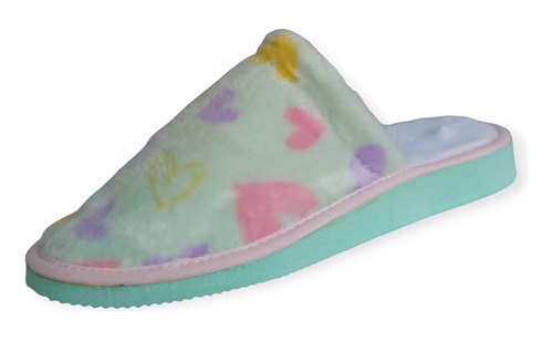 Pantuflas Polar Soft Corazón Mujer 