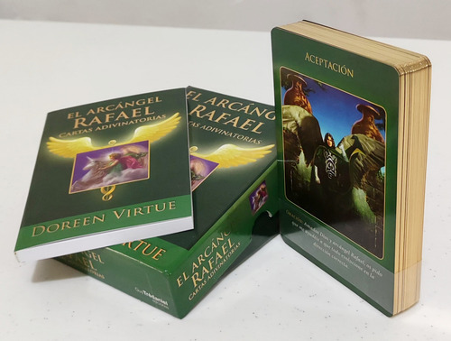 El Arcángel Rafael Oraculo Cartas Adivinatorias Doreen Virtue Guy Trédaniel Ediciones Lados Dorados Tapa Blanda