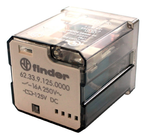Relé De Potência Finder 62.33.9.125.0040 125v 16a