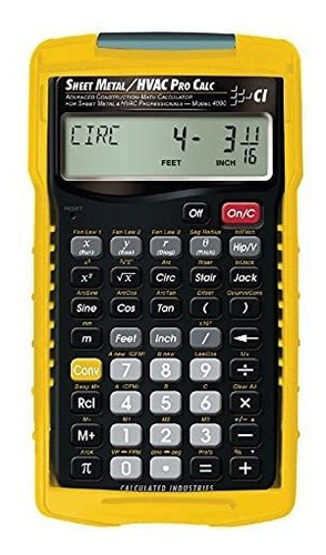 Calculadora Pro Para Metal/hvac, Construcción Avanzada