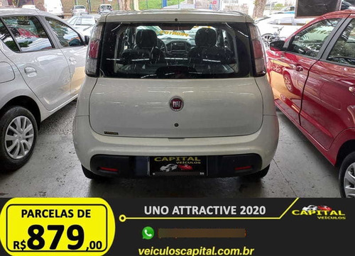 Imagem 5 de 10 de Fiat Uno Attractive 1.0 6v Flex 4 P 2020