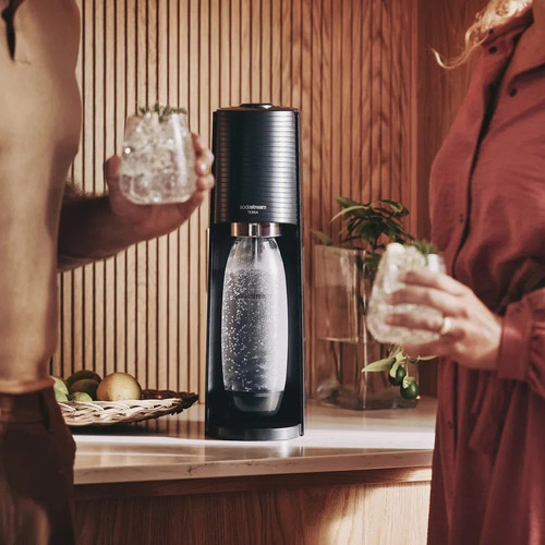 Máquina De Água Sodastream Terra Para Gaseificar Cozinha Cor Preto