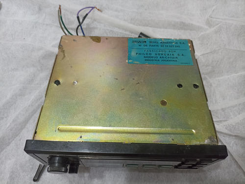 Radio Original Sevel Am/fm 147/128 Peugeot 504 Funcionando Negro (Usado)