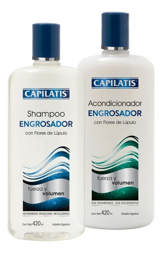  Engrosador Capilatis Shampoo Acondicionador