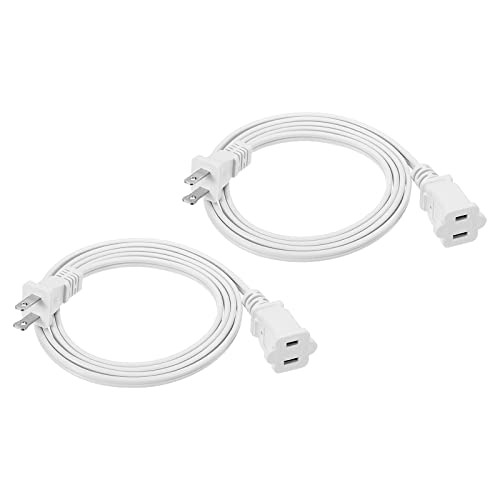 Patikil Cable De Extensión De 5 Pies, Spt-2 18awg Etl, Paque