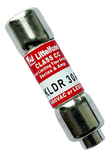 Fusible Cc Retardado 600v 30a 10x38 Littelfuse Kldr-30