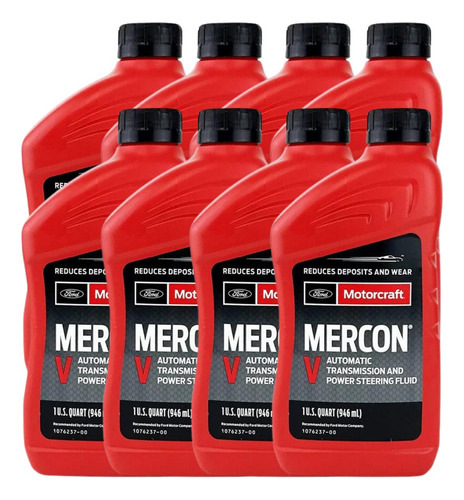 Aceite Transmisión Atf Mercon V Motorcraft 946 Ml. X 8 Unid.