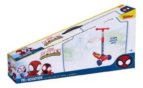 Super Scooter Luces Led Spidey