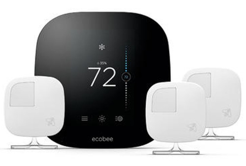 Termostato Inteligente Wifi Con 3 Sensor Ecobee3 (open Box) 