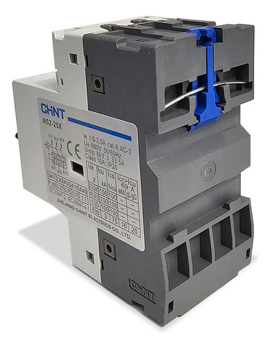 Guardamotor Chint Trifasico Ns2-25x 4-6,3a Frecuencia 50hz/60hz