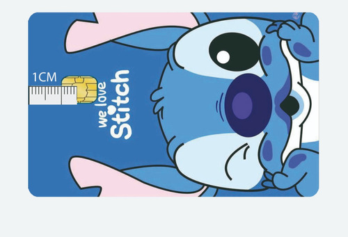 Sticker Stitch Para Personalizar Tarjeta Crédito O Sitp