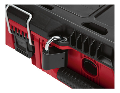 Imagen 2 de 6 de Caja de herramientas Milwaukee 48-22-8424 de plástico 16.1" x 22.1" x 6.6" roja y negra