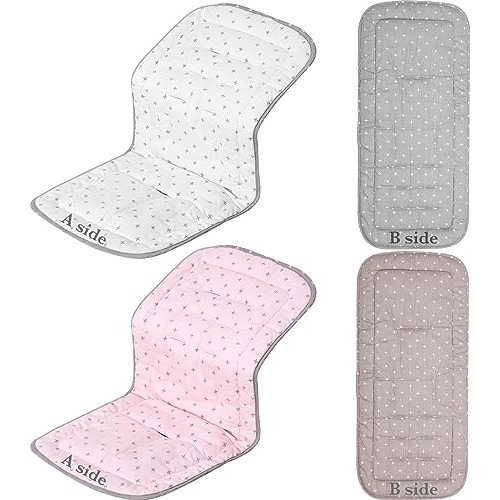 Thyle 2 Piezas De Forro De Asiento De Cochecito Reversible C