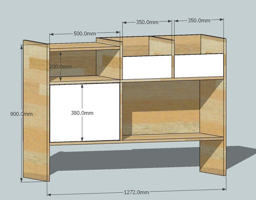 Mueble Mesa Para Tocadiscos Y Vinilos Con Batea Doble