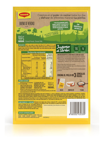 Hoja Sazonadora Jugoso Al Sartén® Finas Hierbas 23.4 G Maggi