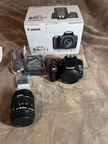 Canon Eos Rebel Sl3 Dslr With Ef-s 18-55mm F/4-5.6 Is Stm Ss