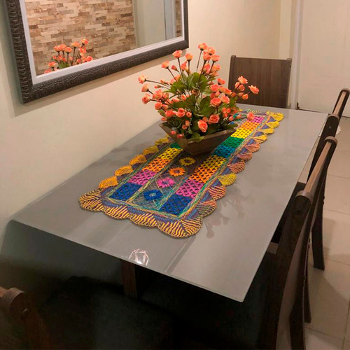 Envelopamento Fendi Laca Para Mesa Lavável 1,50m X 60cm Cor Fendi Brilho