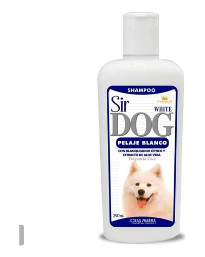 Shampoo Pelaje Blanco Sir Dog  390 Ml