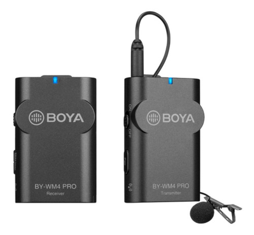 Micrófono Boya BY-WM4 condensador omnidireccional negro