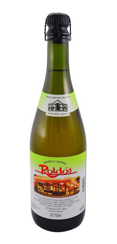 Vino Blanco Medio Y Medio Roldós 750 Cc