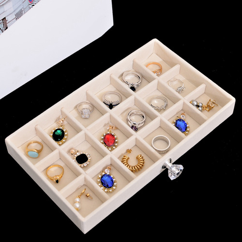 Organizador De Joyas De Acrílico Con Pantalla Apilable De 3