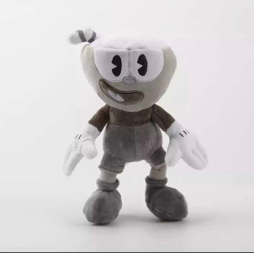 Exclusivo Peluche Cuphead Blanco/negro