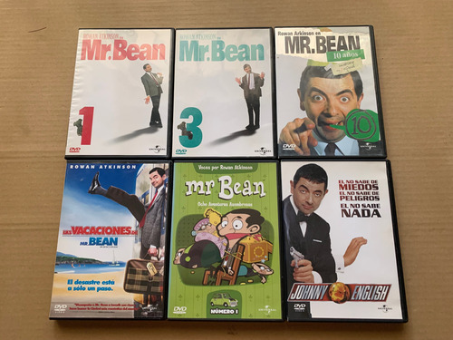 Mr Bean Lote De 6 Dvds 