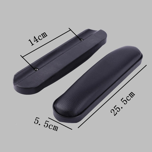 2 Peças Apoio De Braço Acolchoado Para Cadeiras De 14cm