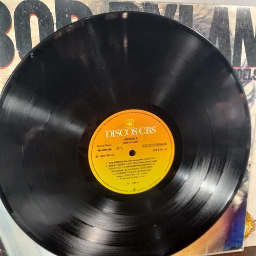 Imagem 6 de 8 de Vinil Lp Bob Dylan Infidels Com Encarte
