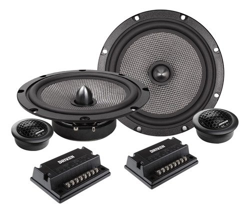 Set De Medios Driven Drs65c 360w 6.5  Fibra De Vidrio 90 Rms