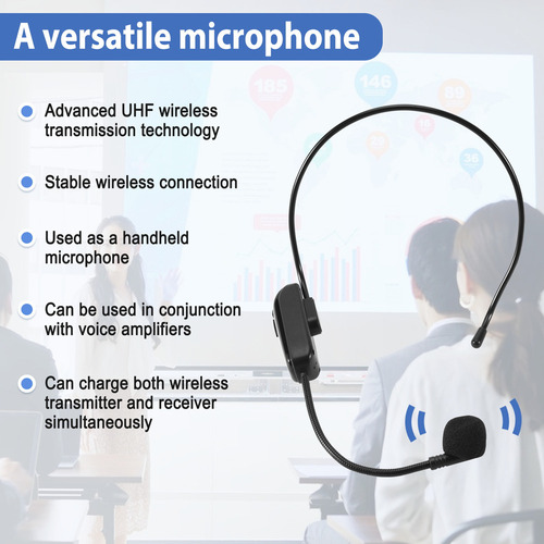 Nuevo Micrófono Inalámbrico Portátil 2 En 1 Professional -we