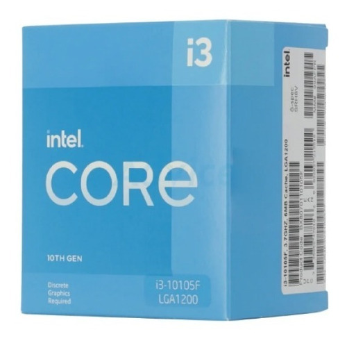 Procesador Core I3-10105f  3.70ghz 6mb Lga1200 10ma Generaci