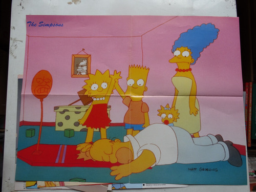 Todo Sobre Los Simpsons Ediziones Zinco 1990 Com 8 Posteres Em Espanhol (Usado)