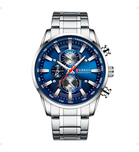 Reloj Curren Elegante De Hombre Sub Esferas Funcionales Otec