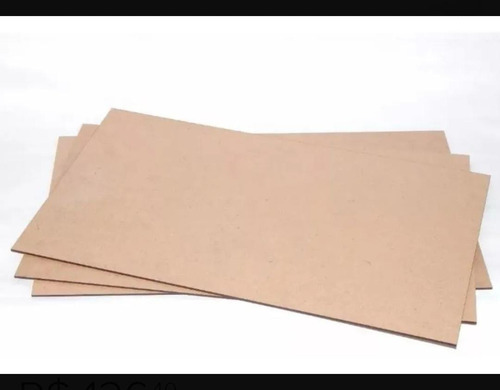Kit 1 Chapas Mdf Cru 132x75 3mm Para Moveis Ou Artesanato