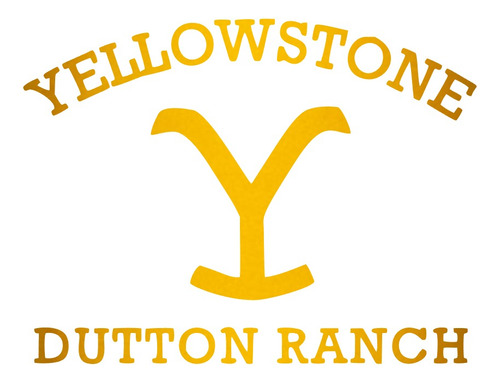 Sticker Yellowstone Dutton Ranch Calcomania Vinil Estampado